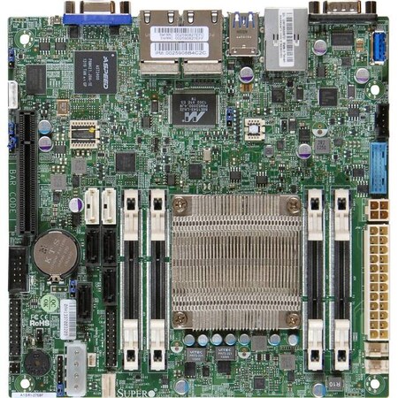 Supermicro A1SRI-2758F-O Intel Atom C2758/DDR3/SATA3&USB3.0/V&4GbE/Mini-ITX MBD-A1SRI-2758F-O